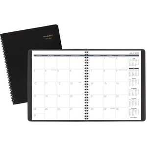 Julian Dates - Monthly - 18 Month - July 2023 - December 2024 - 6 7/8" x 8 3/4" Sheet Size - Black - Address Directory, Phone Directory - 1 Each