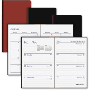 At-A-Glance Genuine Leather Pocket-size Planner