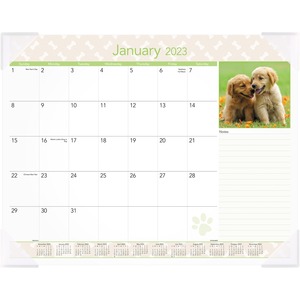 At-A-Glance Puppies Desk Pad