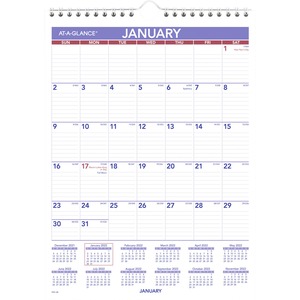 At-A-Glance Monthly Wall Calendar