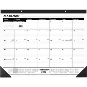 At-A-Glance 16-Month Monthly Desk Pad