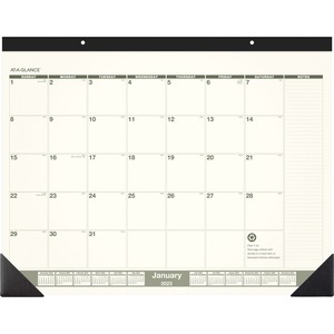 At-A-Glance Recycled Green Living Desk Pad