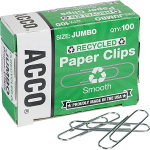 ACCO Recycled Paper Clips