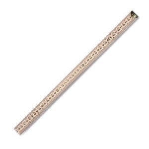 Westcott Meter Stick Wood Ruler with Metal Ends