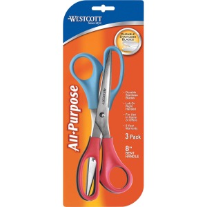 Westcott 8" All Purpose Straight Scissors