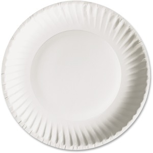 AJM Green Label 9" Economy Paper Plates