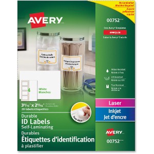 Avery® Easy Align Self-Laminating ID Labels