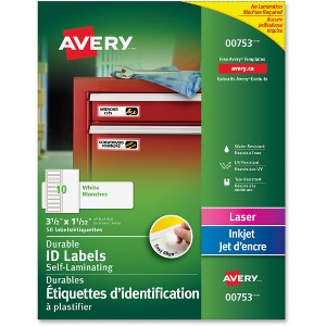 Avery® Easy Align Self-Laminating ID Labels