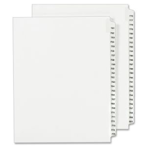 Avery Standard Collated Legal Exhibit Divider Sets - Avery Style