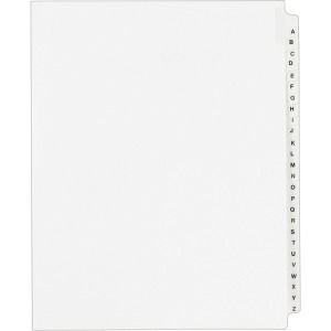 Avery® Standard Collated Legal Exhibit Divider Sets - Avery Style