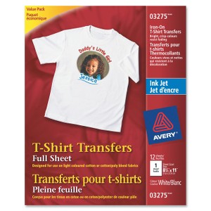 Avery® Iron-On T-Shirt Transfer