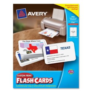 Avery Custom Print Flash Card