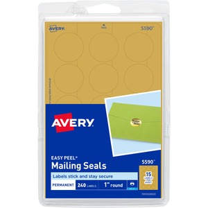 Avery® Gold Metallic Mailing Seals