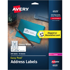 Avery® Easy Peel Glossy Address Labels
