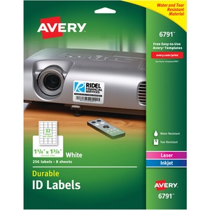 Avery® Permanent Durable ID Labels with Sure Feed(R) Technology