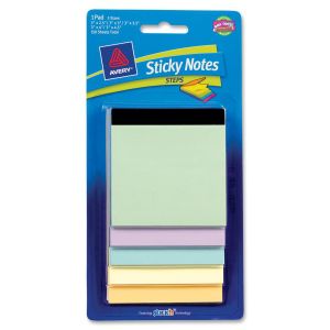 Avery Steps Sticky Notes Pad