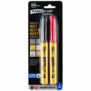 Avery® UltraDuty Markers, Chisel Tip, 2 Assorted Markers (29863)