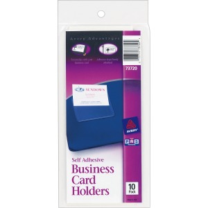Avery® Self-Adhesive Business Card Holders