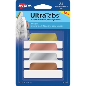 Avery® UltraTabs Repositionable Margin Tabs