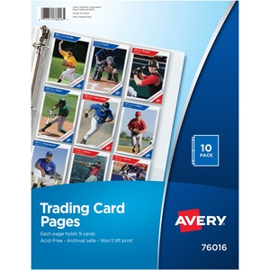 Avery® Trading Card Pages