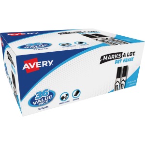 Avery® Marks A Lot Desk-Style Dry-Erase Markers