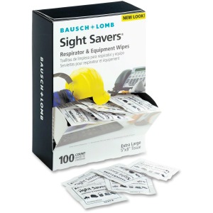 Bausch + Lomb Sight Savers XL Equipment Wipes