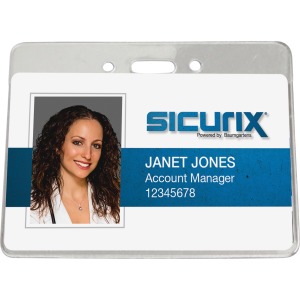 Sicurix Horizontal Id Badge Holder