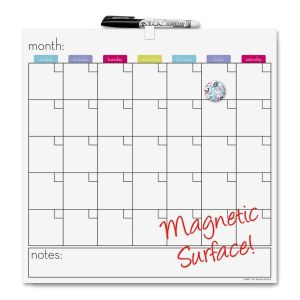 The Board Dudes Magnetic Dry-erase Cubicle Calendar