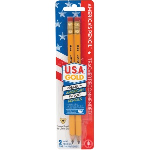 The Write Dudes Jumbo Usa Gold Premium No. 2 Pencils