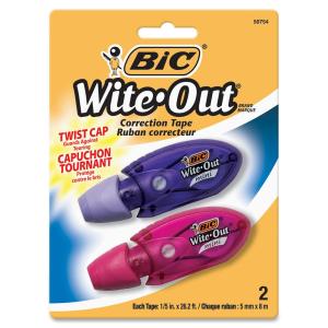 BIC Wite-Out Mini Correction Tape 2-pack