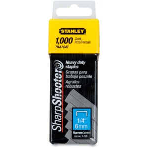 Stanley SharpShooter Heavy-Duty 1/4" Staples