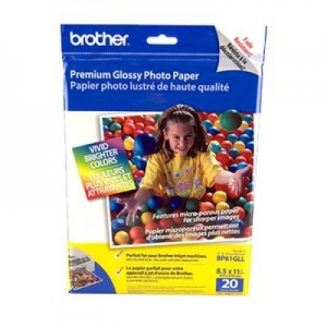 Brother High Gloss Inkjet Paper (8.5" x 11") (20 Sheets/Pkg)