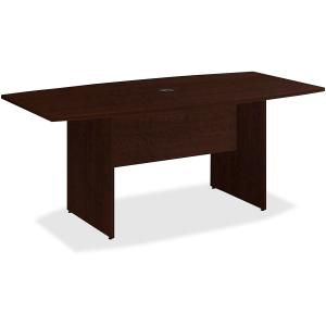 Bush Business Furniture Series C 72L x 36W Boat Top Conference Table in Mocha