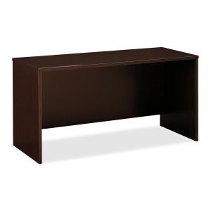 Bush Business Furniture Series C60W x 24D Desk/Credenza/Return in Mocha Cherry