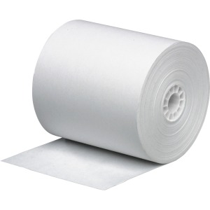 Business Source Cash Register Roll - White