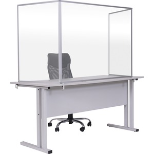 Bi-silque Desktop Divider Glass Barrier