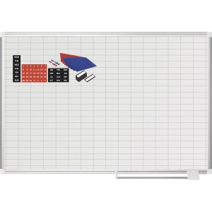 MasterVision 2" Grid Magnetic Gold Ultra Board Kit