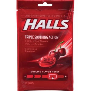 Cadbury Halls Cherry Cough Drops