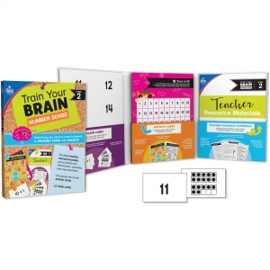 Carson Dellosa Education Train Your Brain Number Sense Class Kit