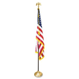 CF Flag U.S. Flag w/ Oak Flag Pole