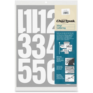 Chartpak Permanent Adhesive Vinyl Numbers