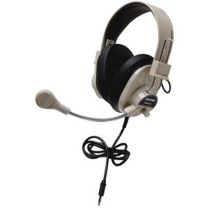 Califone Deluxe Stereo Headset With To Go Plug