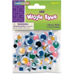 Creativity Street 100-piece Wiggle Eyes Assortment