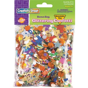 Creativity Street Glittering Confetti Bonus Bag