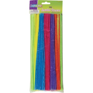 Creativity Street Jumbo Chenille Neon Pipe Cleaners