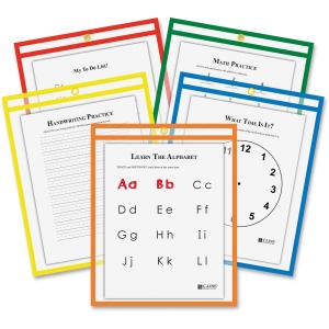 C-Line Reusable Dry Erase Pockets - Study Aid