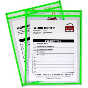 C-Line Neon Shop Ticket Holders, Stitched