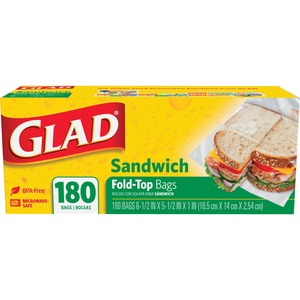 Glad Food Storage Bags - Sandwich Fold Top