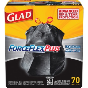 Glad Large Drawstring Trash Bags - ForceFlexPlus