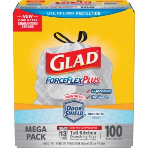 CloroxPro™ ForceFlex Tall Kitchen Drawstring Trash Bags